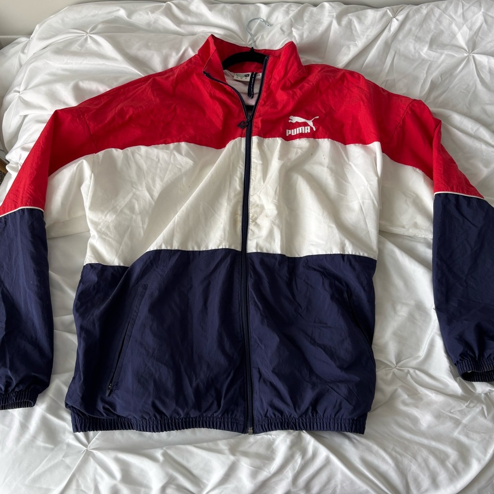 Puma Vibrant Red Zip-Up Jacket